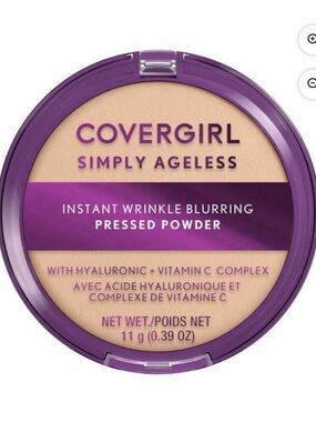 NWT COVERGIRL Simply Ageless Pressed Powder - Purple Compact, Color 265 Tawny